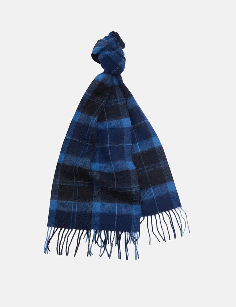 Barbour Holden Tartan Scarf (Lambswool/Cashmere) - Muted Seaweed