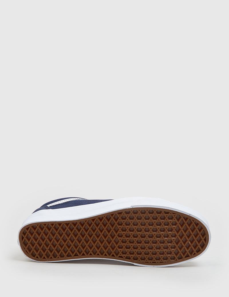Vans Old Skool (Cuir) - Bleu Marine