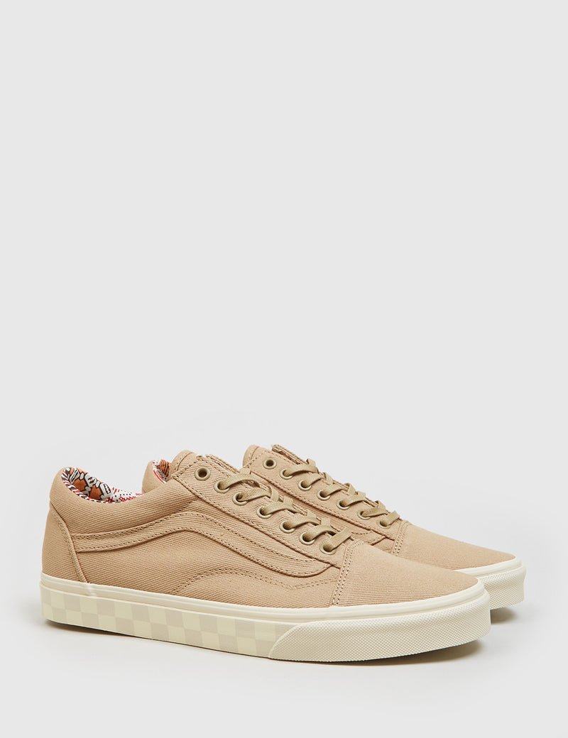 Vans Old Skool DX（キャンバス）-コーンベージュ