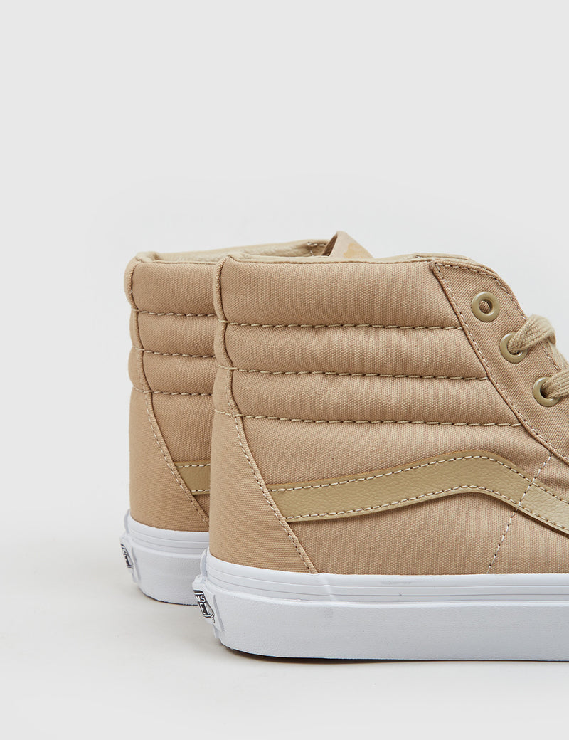 Vans SK8-Hi Trainers（Mono Canvas）-カーキ/トゥルー