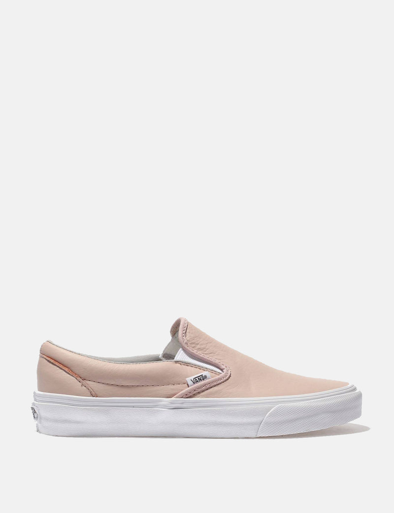 Vans Classic Slip-On (Leather) - Oxford/Evening Pink