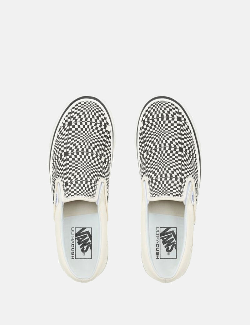 Vans Classic Slip-On 98 DX（キャンバス）-アナハイムファクトリーOGブラック/ホワイト/ワープチェック