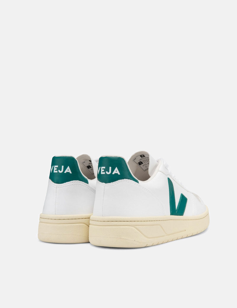 Veja V-10 CWL Sneaker (Vegan) - Weiß/Bretagne/Buttersohle