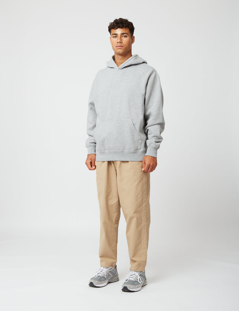 Bhode Pigment Dyed Hoodie（Organic/Canada Origin、16oz）-アーカイブグレー