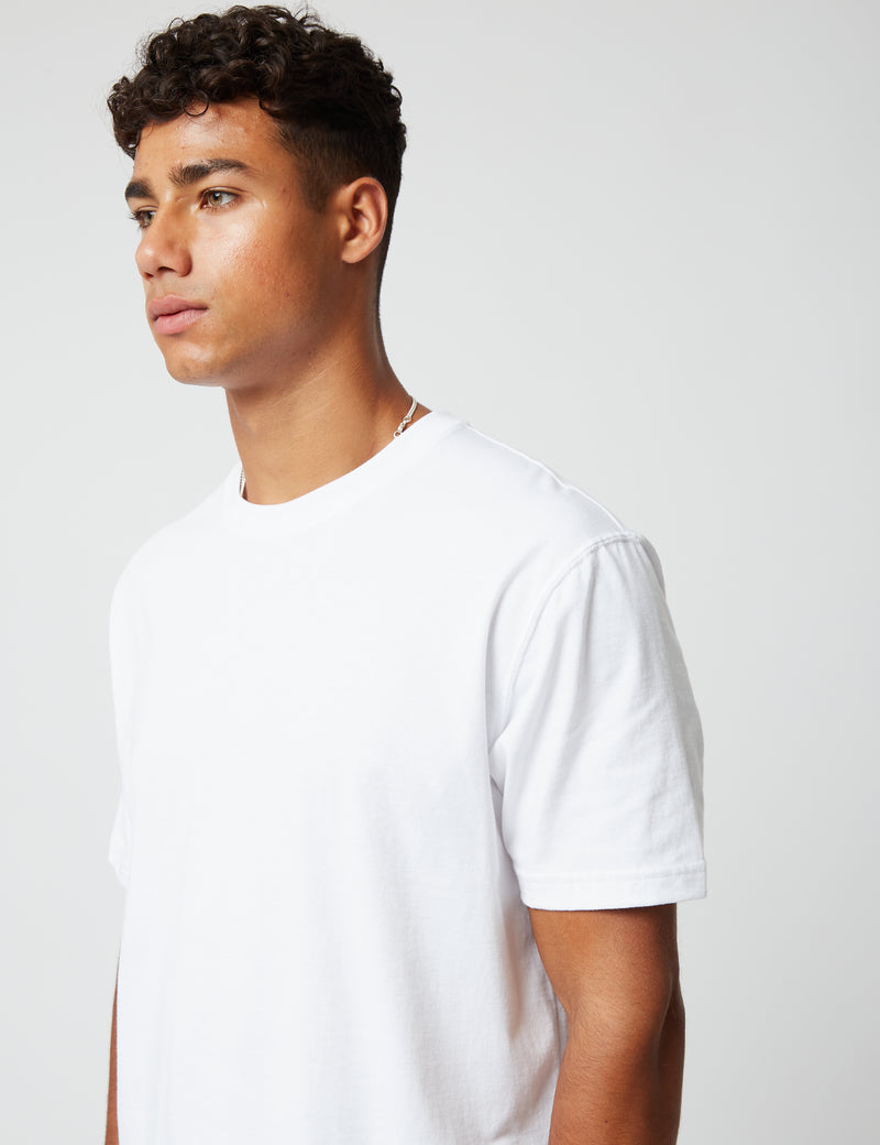 Bhode Tシャツ（オーガニック/カナダ製、9オンス）-ホワイト