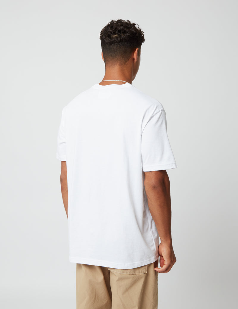 Bhode Tシャツ（オーガニック/カナダ製、9オンス）-ホワイト