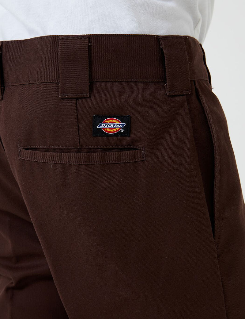 ディッキーズ872ワークパンツ（スリム）-チョコレートブラウン