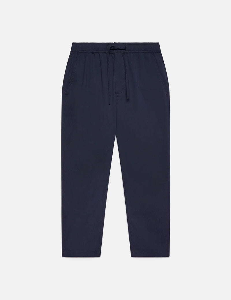 Wax London Kurt オーガニック コットン パンツ (テーパード) - ネイビー ブルー