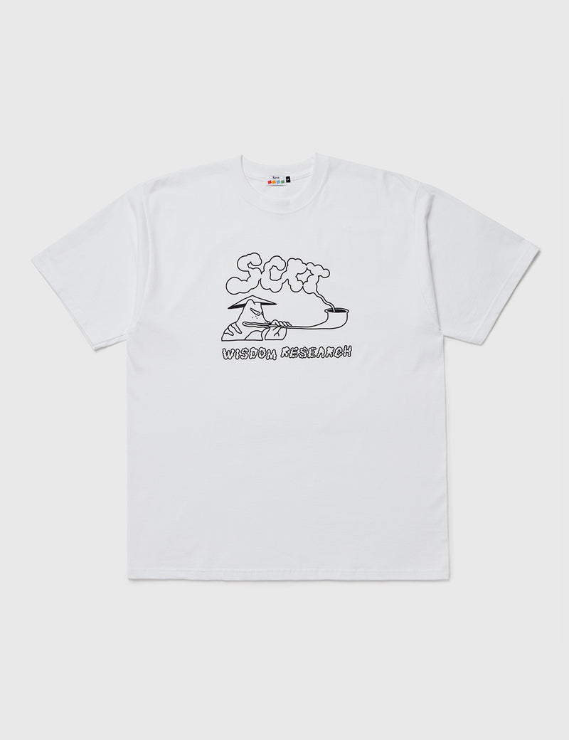 SCRT WisdomTシャツ-ホワイト