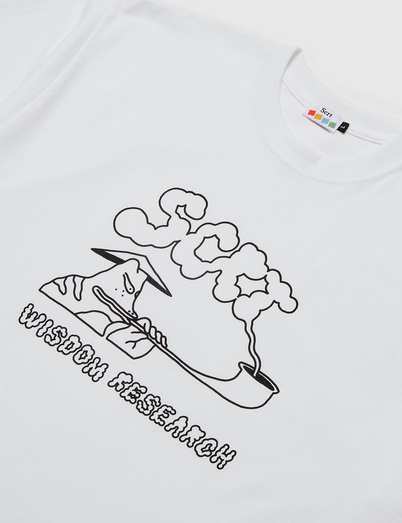 SCRT WisdomTシャツ-ホワイト