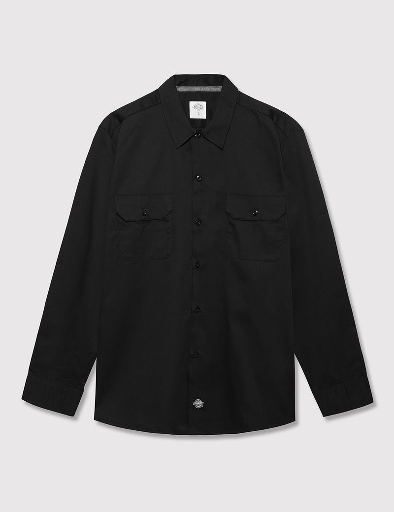 Dickies Work Shirt (Slim Fit) - Black
