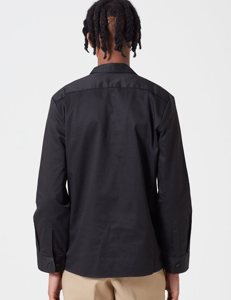 Chemise de travail Dickies (Slim Fit) - Noir