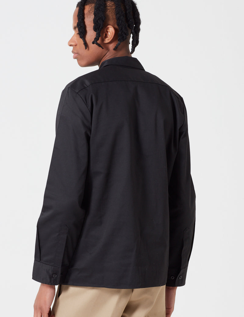 Chemise de travail Dickies (Slim Fit) - Noir