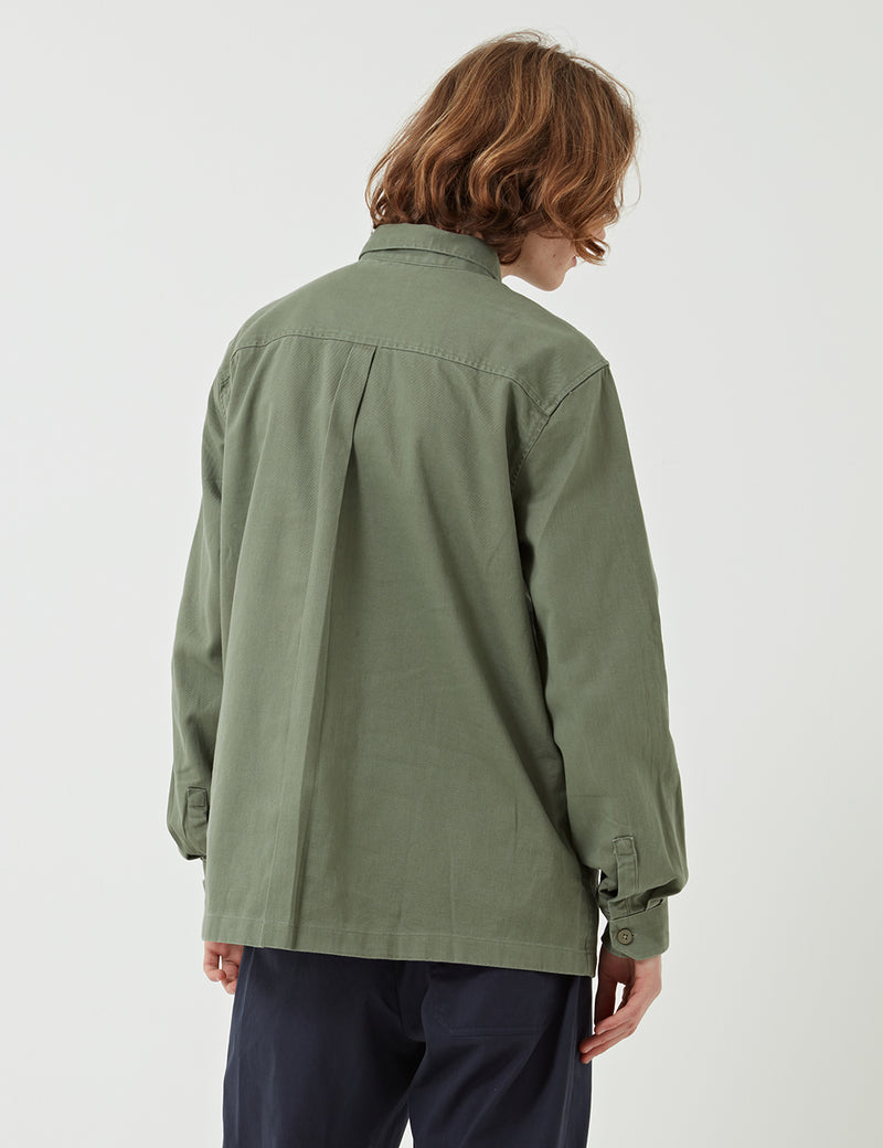 SCRT Worker Shirt Jacke - Gewaschene Grün