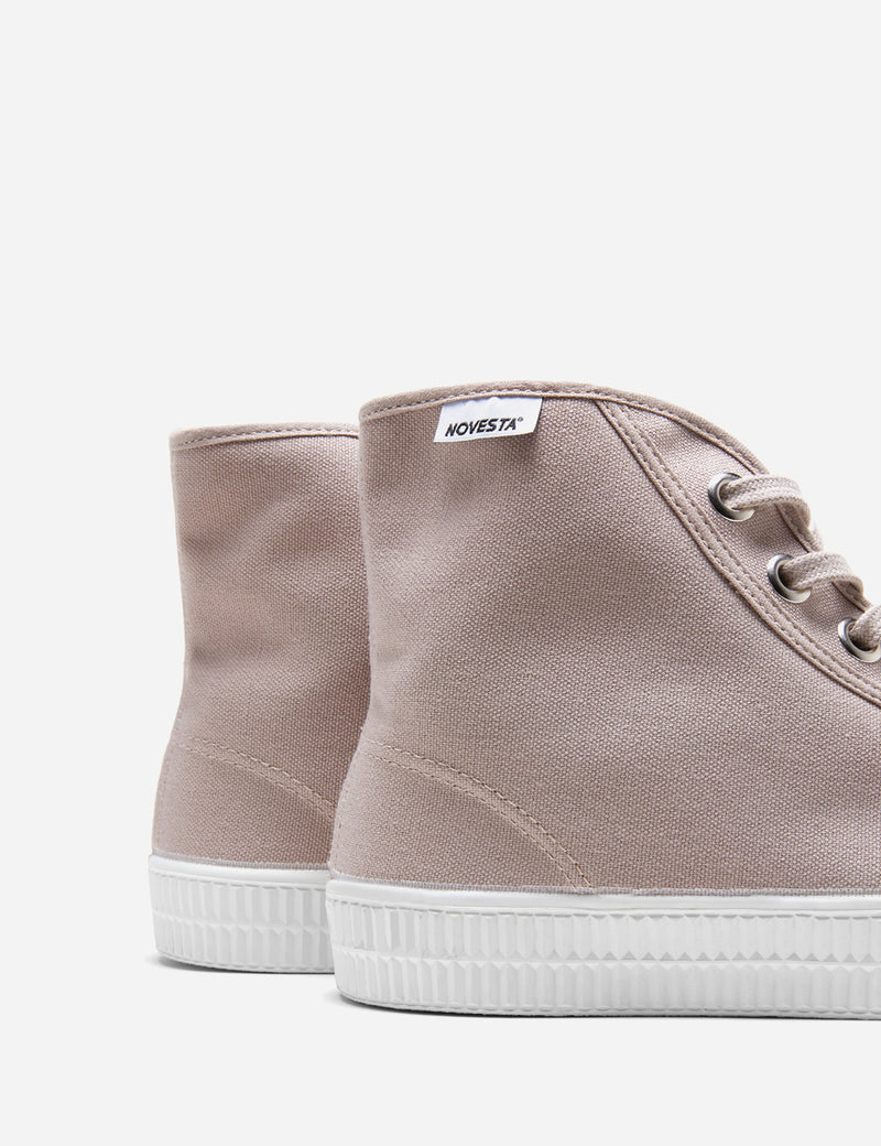 Novesta Star Dribble Hi Trainers (Canvas) - Platan