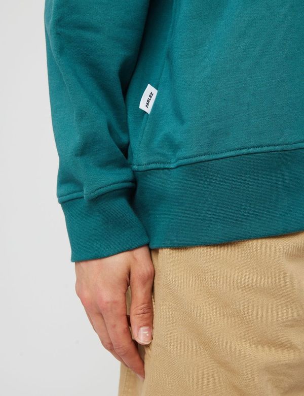 Sweat Parlez Cardinal Quarter Zip - Sarcelle