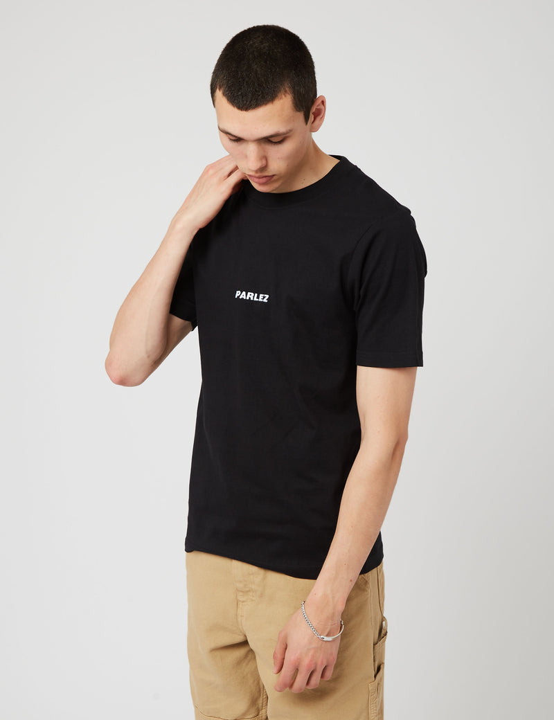 Parlez Ladsun T-Shirt - Schwarz/Weiß