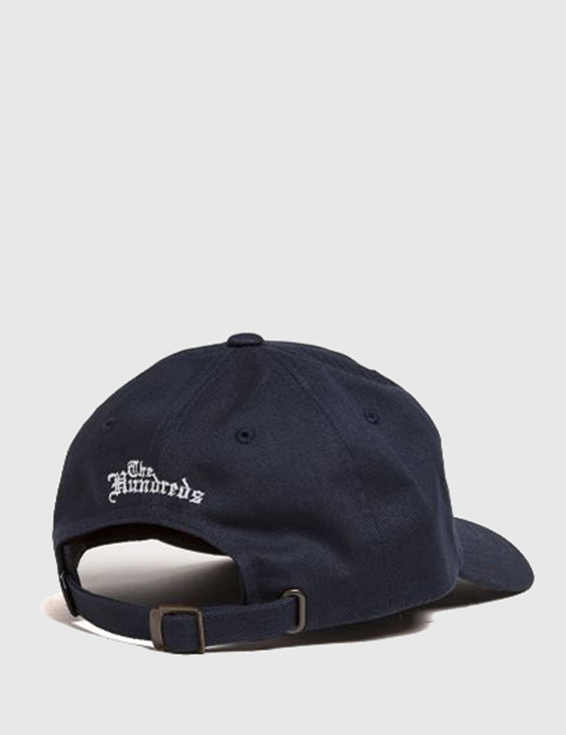 The Hundreds The Rose Curved Peak Cap - Navy