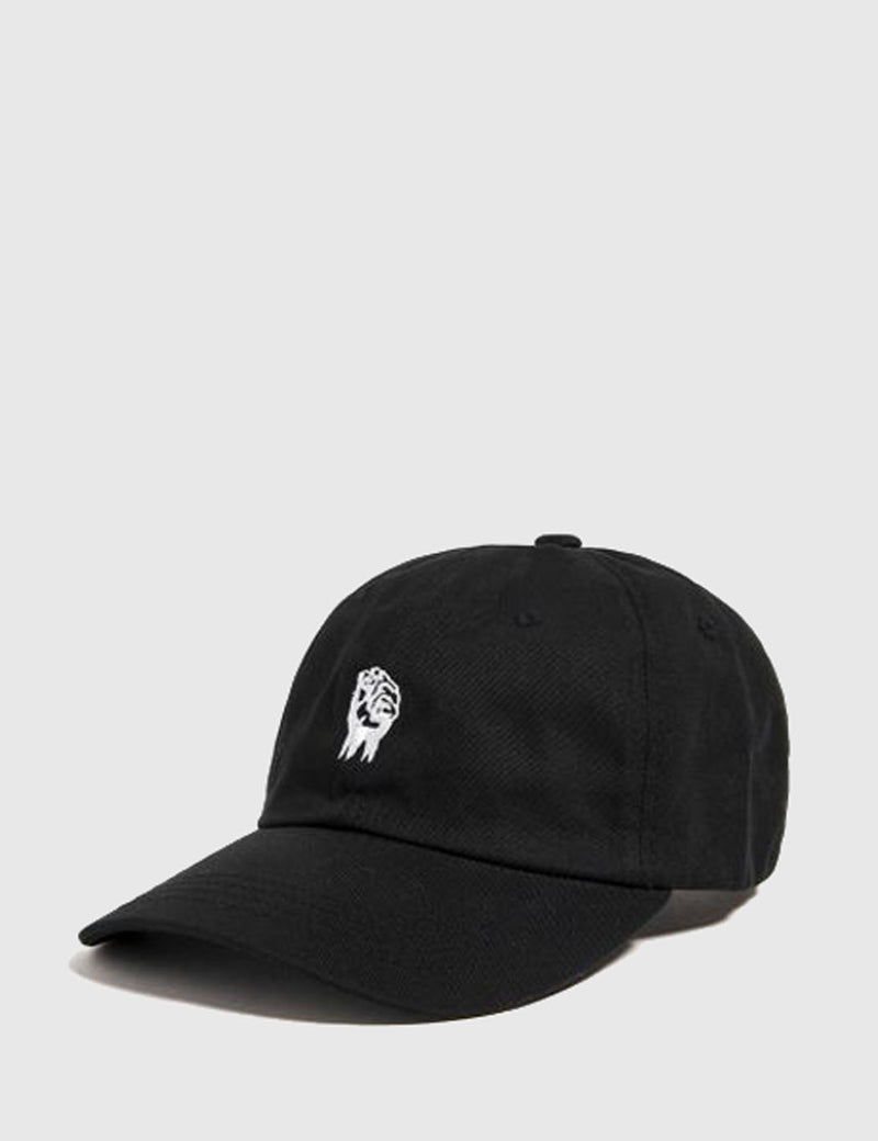 The Hundreds Fist Curved Peak Cap - Black