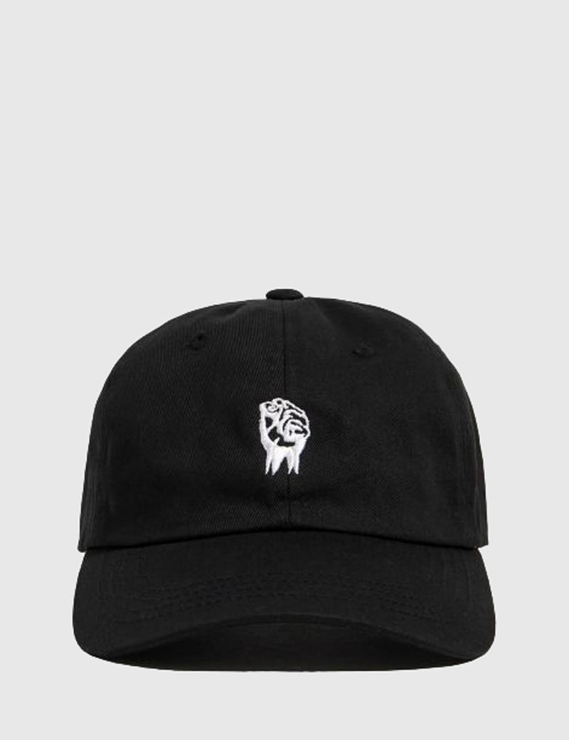 The Hundreds Fist Curved Peak Cap - Black