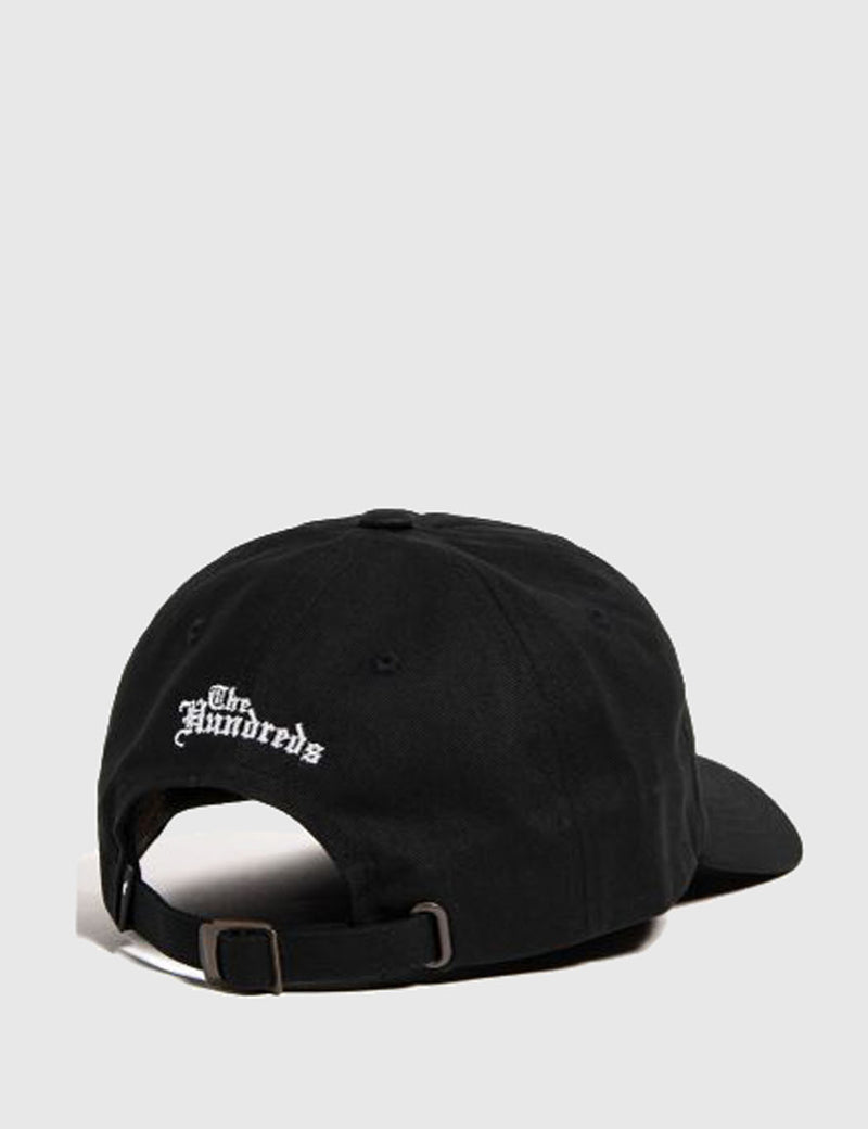 The Hundreds Fist Curved Peak Cap - Black