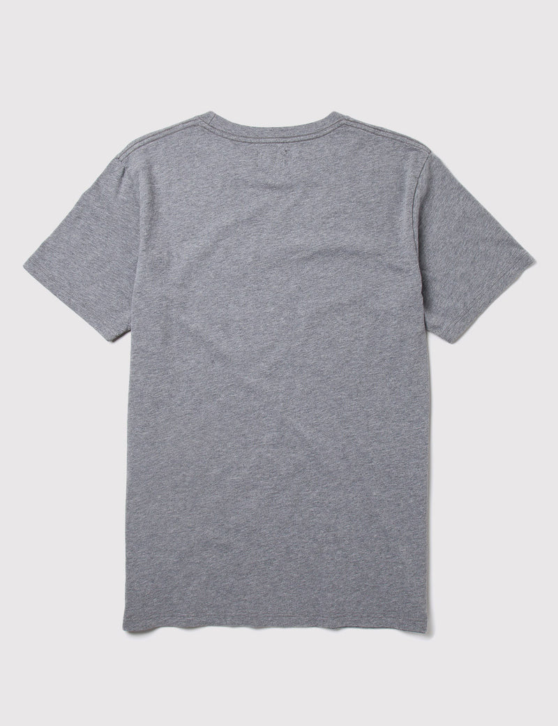 Wood Wood VVV T-Shirt - Heather Grey