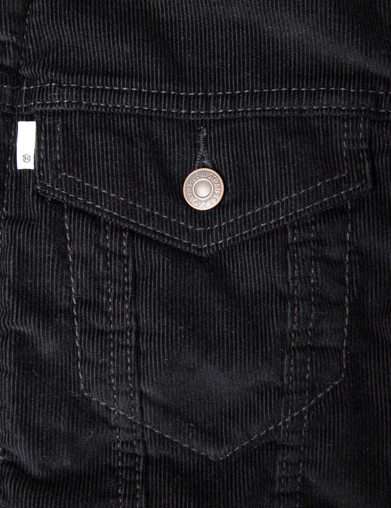 Levis Good Sherpa Trucker Jacket - Black