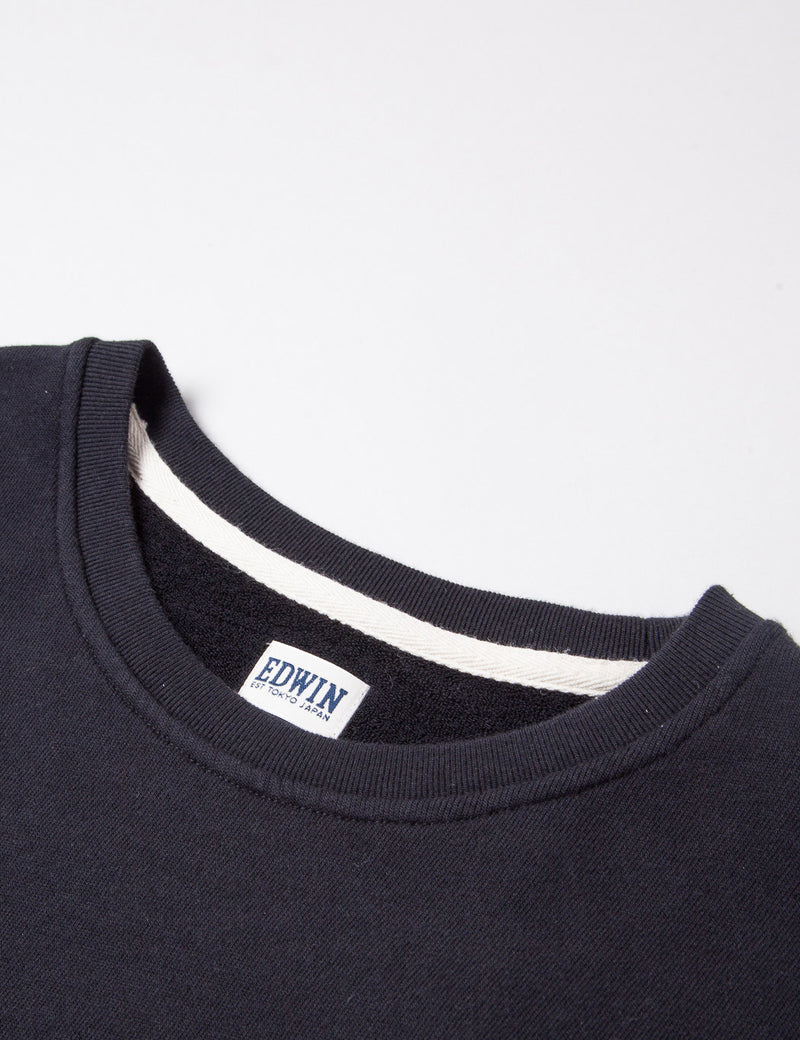 Edwin Terry Long Sleeve T-Shirt - Black