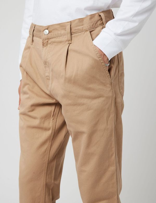 Carhartt-WIP Pantalon Abbott (coupe fuselée) - Nomad Brown