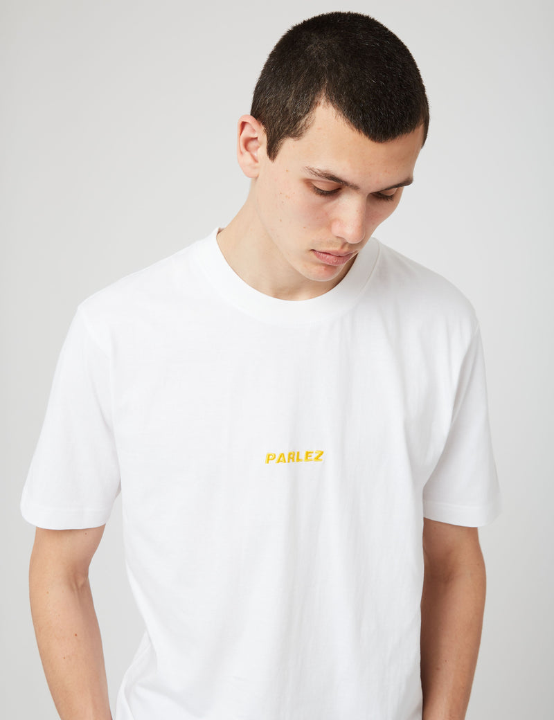 Parlez Ladsun T-Shirt - Weiß/Gelb