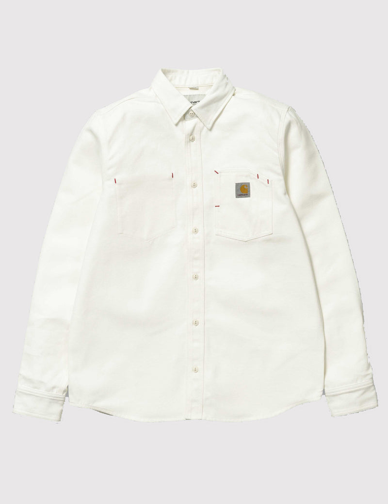 Carhartt Tony Shirt (Rigid) - Snow White