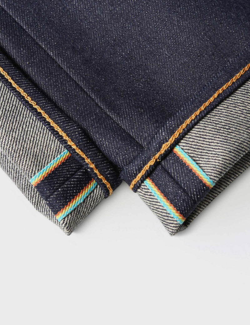 Edwin ED-80 63 Rainbow 12.8oz Selvage Jeans - Unwashed