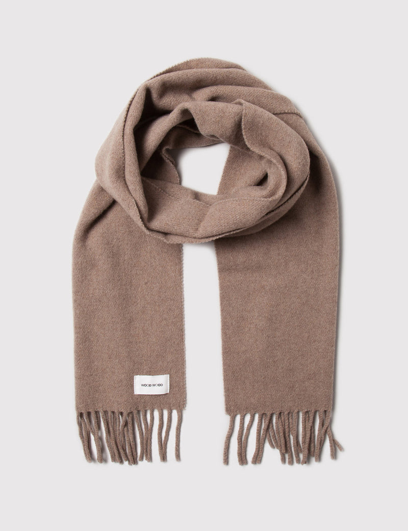 Wood Wood Tod Lambswool Scarf - Tan