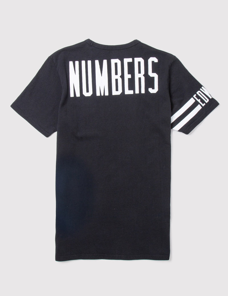 Edwin Numbers T-Shirt - Black
