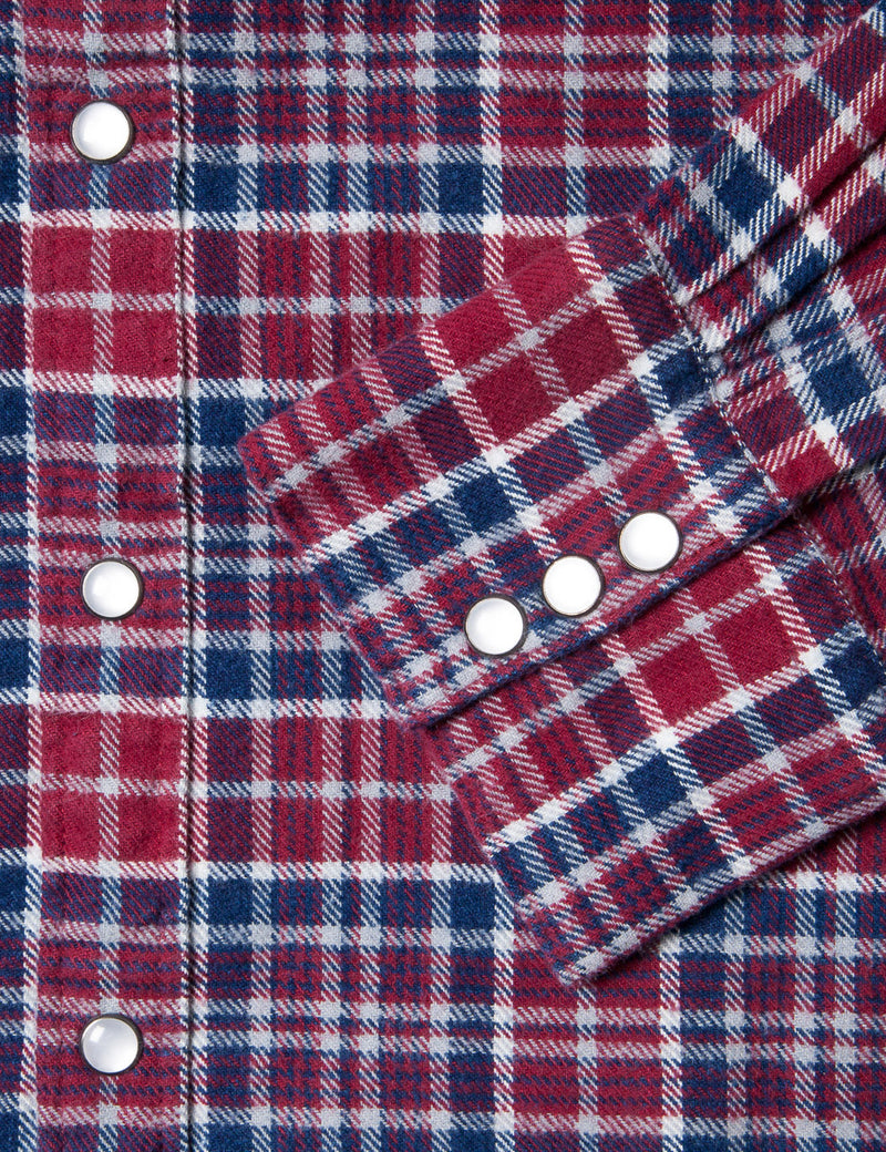 Levis Sawtooth Plaid Shirt - Tibetan Red