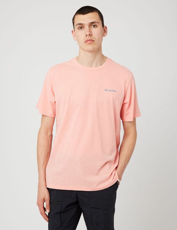Columbia High Dune II Graphic T-Shirt - Coral Reef Heather