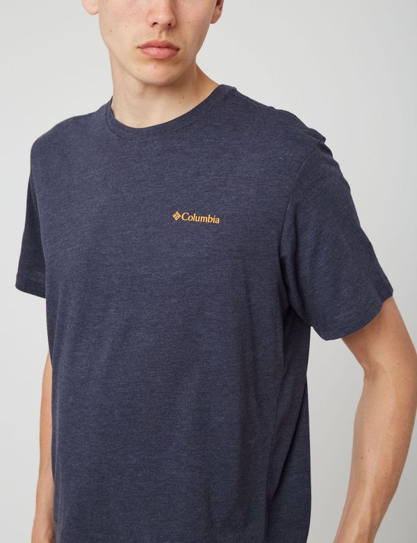 Columbia High Dune II Grafik-T-Shirt – Columbia Navy Heather True Direction