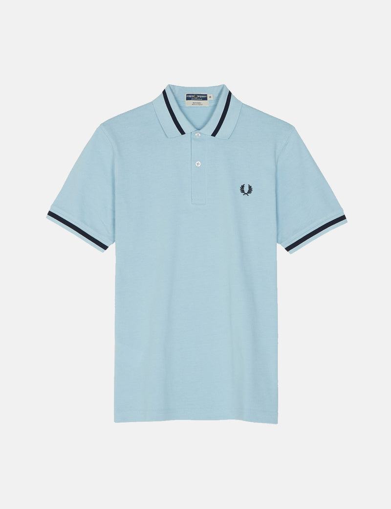 Fred Perry Single Tipped Polo Shirt - Ice Blue
