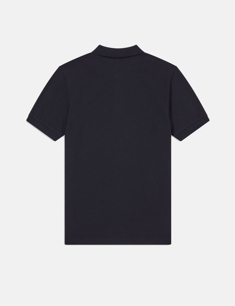 Fred PerryプレーンFred Perryシャツ-ネイビーブルー