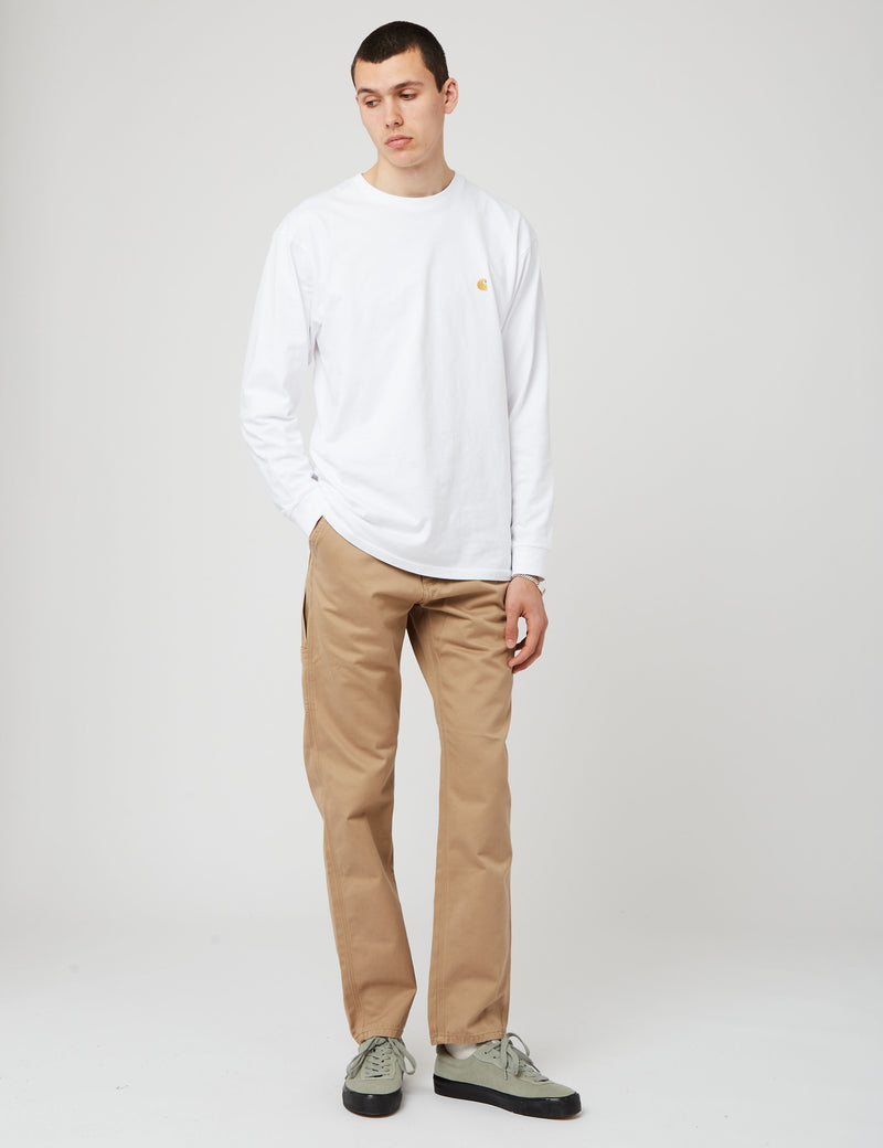 Carhartt-WIP Ruck Single Knee Pant (Regular, Taper) - Nomad Brown