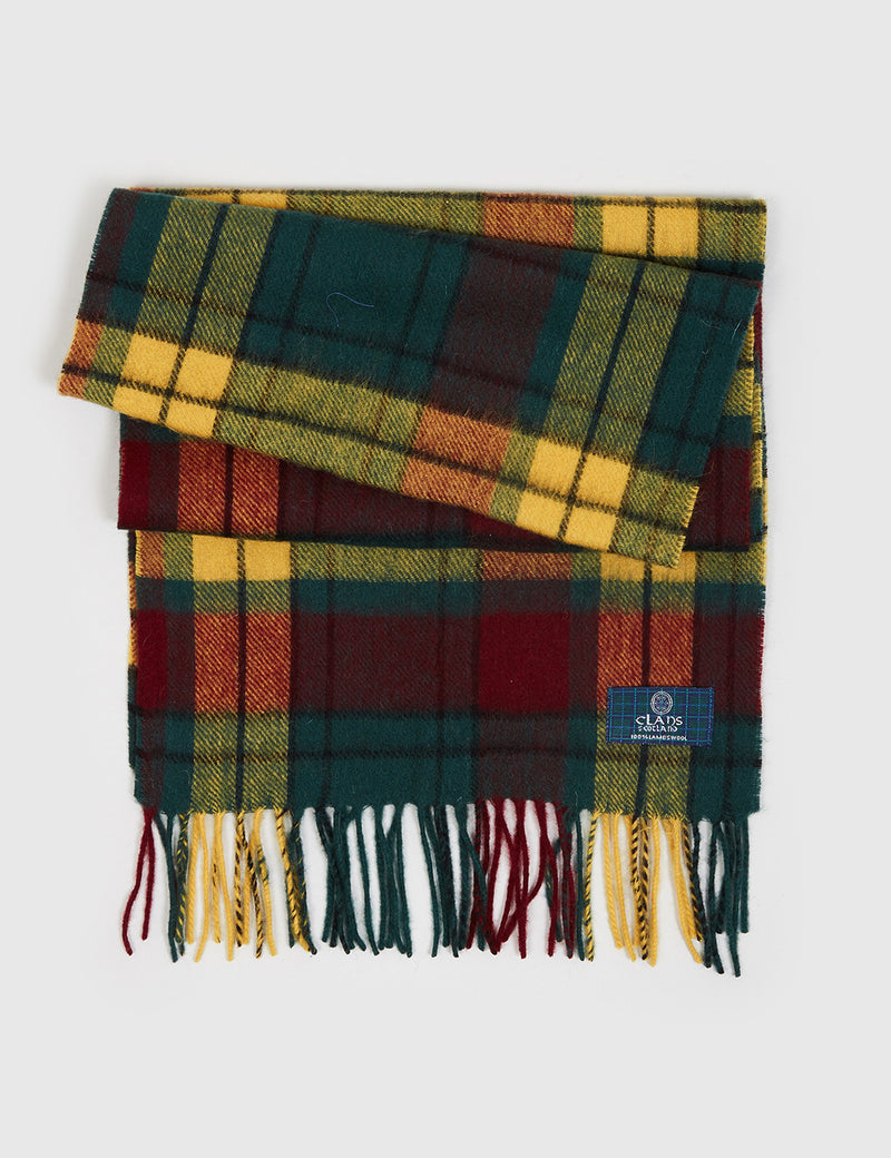 Clans of Scotland Lambs Wool Scarf - MacMillan Old