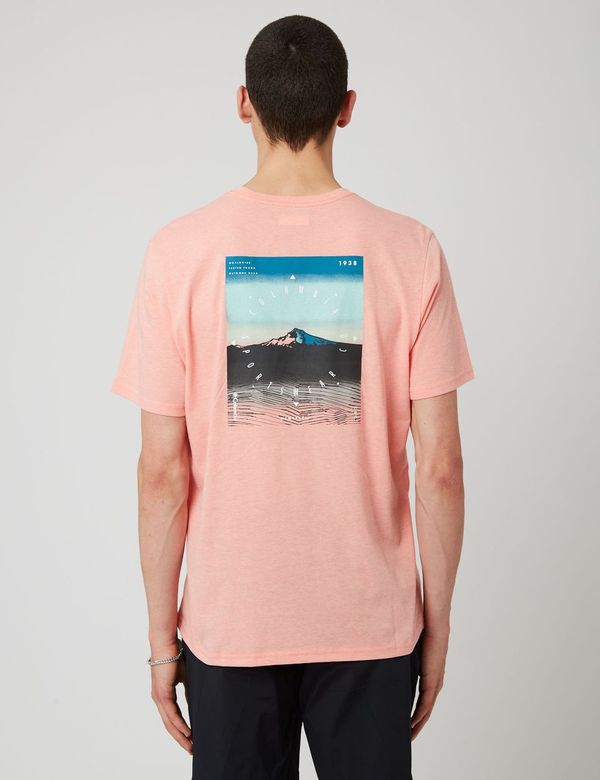 T-Shirt Graphique Columbia High Dune II - Coral Reef Heather
