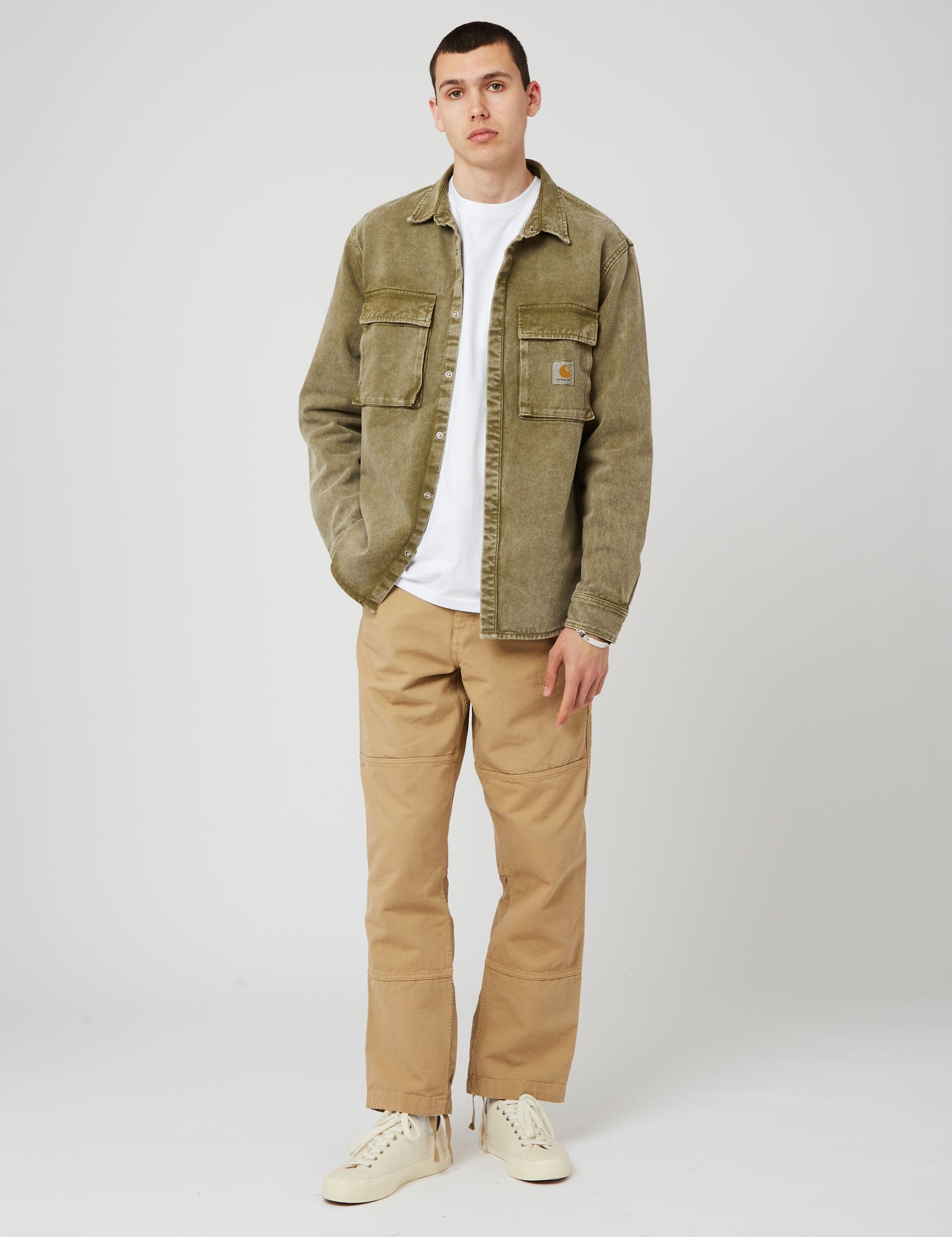 Carhartt-WIPモントレーシャツジャケット-ダラーグリーンURBAN EXCESS。 